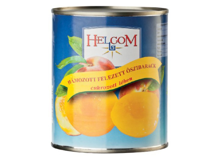 Helcom felezett őszibarackbefőtt