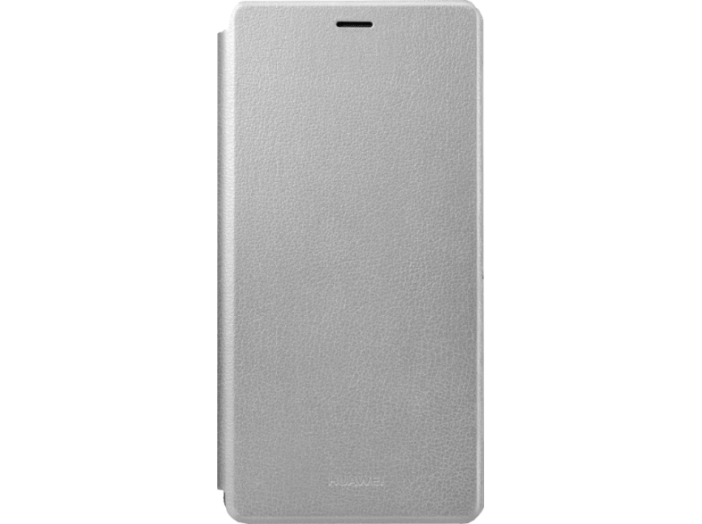 Huawei P9 Lite flip oldalra nyíló tok, fehér