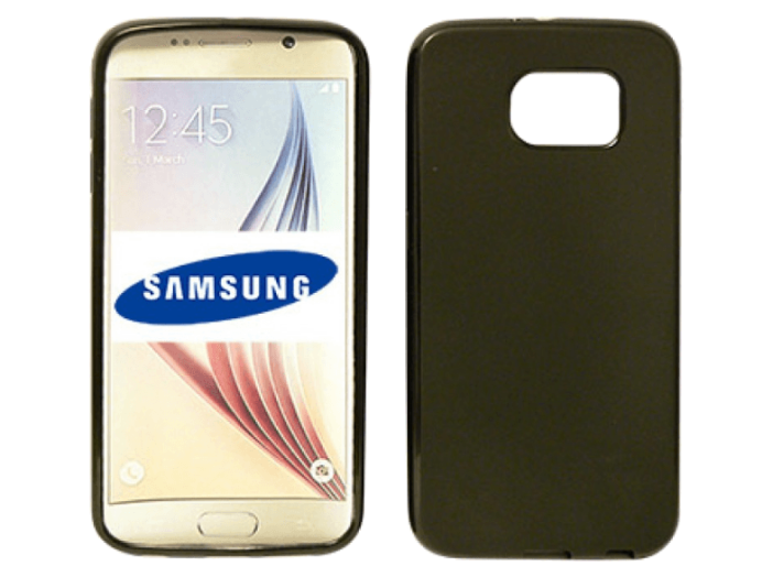 Galaxy S7 vékony szilikon hátlap, Fekete
