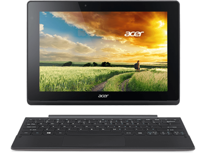 Aspire Switch 10 E 2in1 eszköz fekete-szürke NT.MX4EU.002 (10,1"/Intel Atom/500GB+64GB eMMC/Win 8.1)
