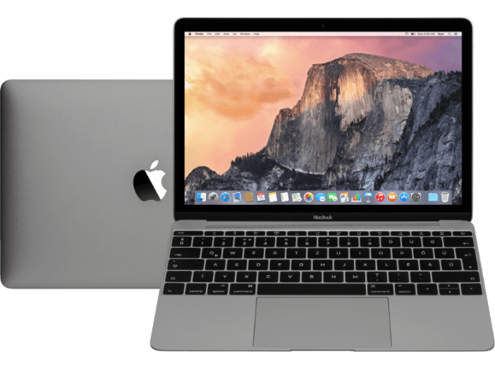 MacBook 12" asztroszürke 2016 (Retina Core M3 1.1GHz/8GB/256GB/Intel HD 515) mlh72mg/a
