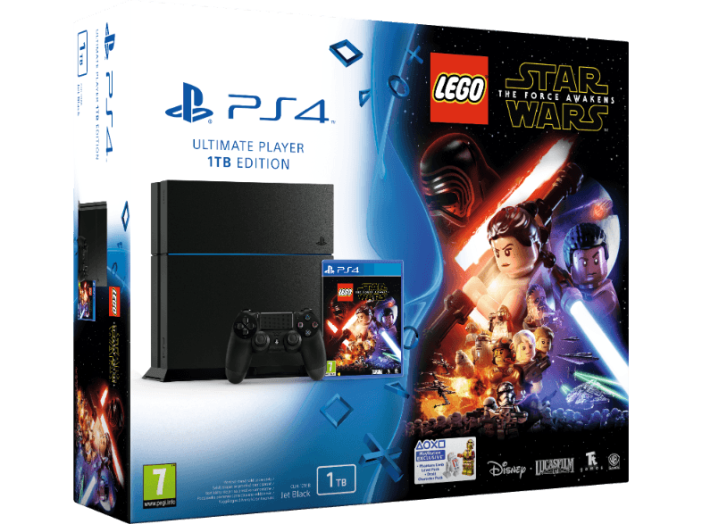 PlayStation 4 1TB + Lego Star Wars: The force awakens