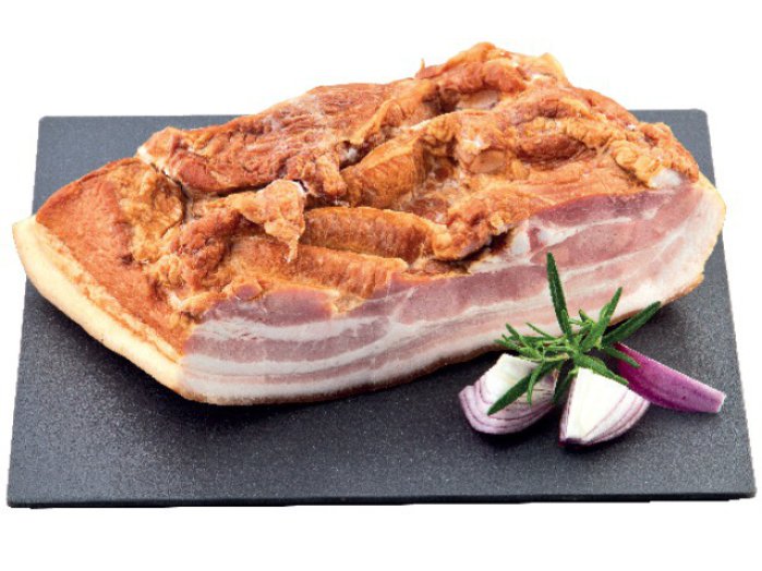 Füstölt, főtt császárszalonna