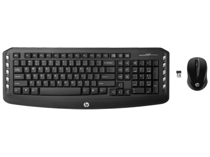 HP cordless egér+bill HUN