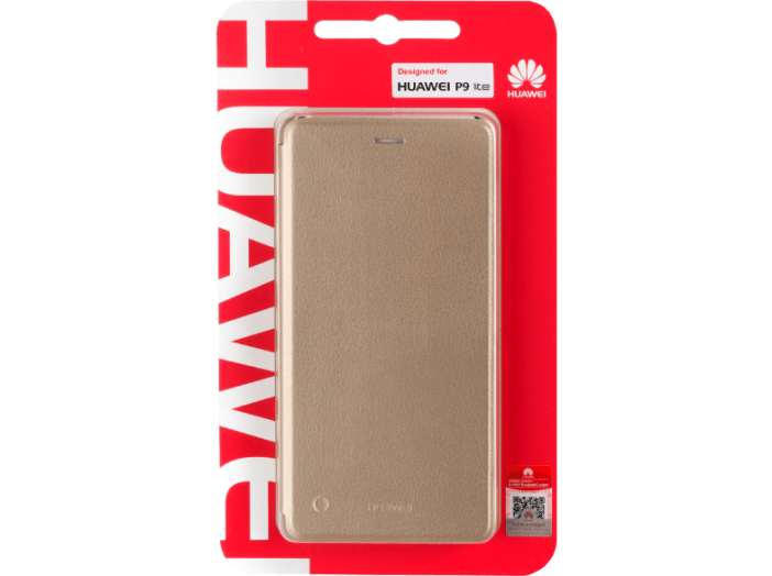 P9 LITE FLIP COVER GOLD