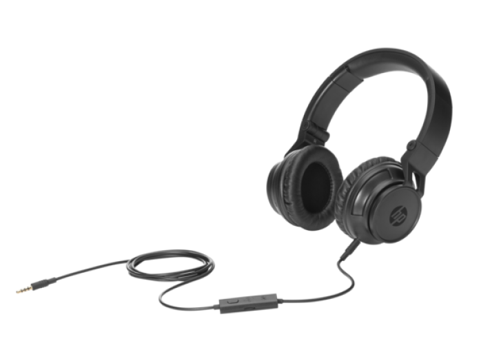 HP H3100 Black Wired Headphone