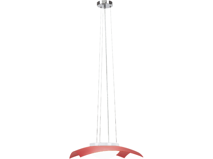 4617 Tia függeszték LED 12W bordó/fehér