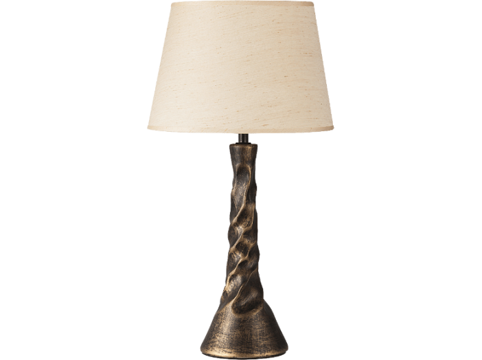 4376 Hattie asztali E14 max 40W a.bronz/krém