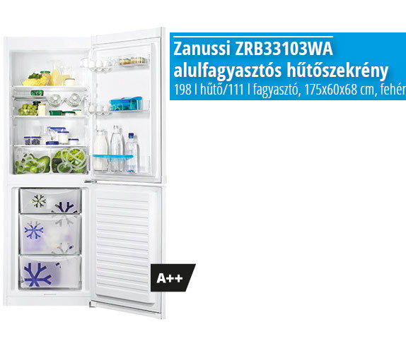 zanussi-hűtő-auchan-globalplaza