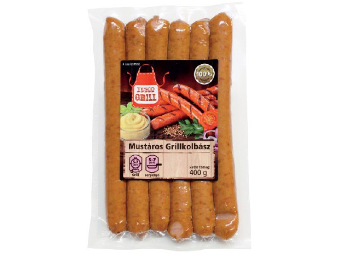Tesco Grill grillkolbász