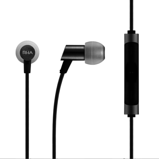 RHA S500i In-Ear fülhallgató headset, ezüst