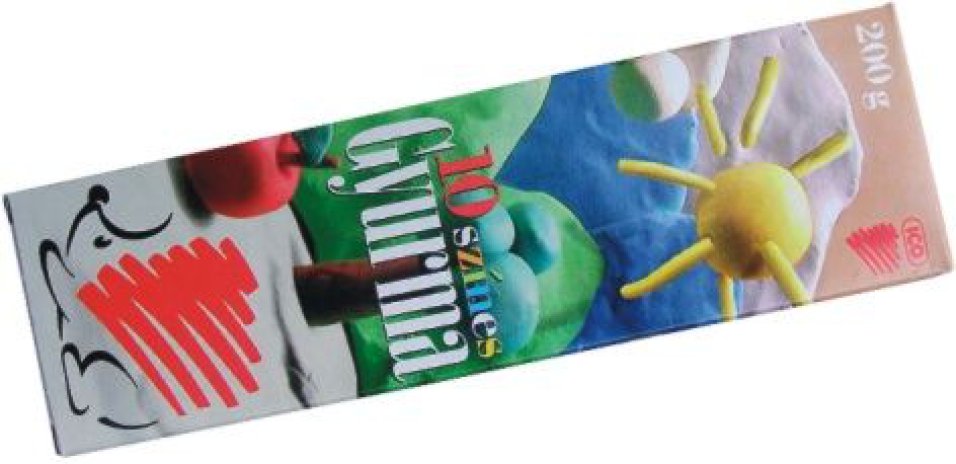 Gyurma, 10 színű, 10x200 g, SÜNI