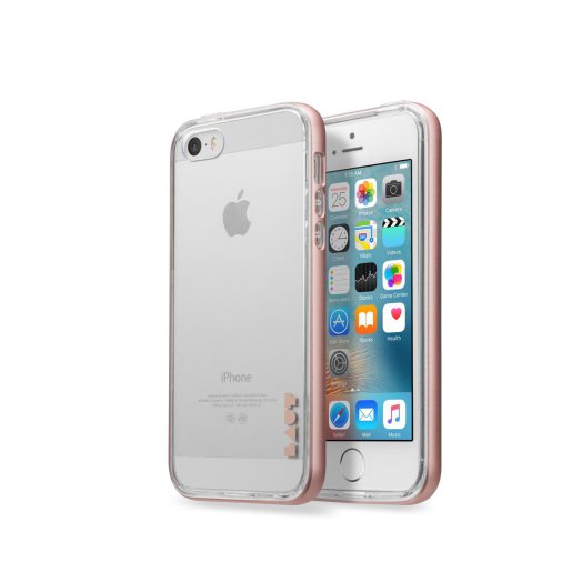 LAUT - Exoframe iPhone SE tok - Rozéarany