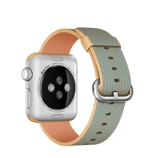 Apple - 38mm-es arany-királykék szőtt műanyag szíj