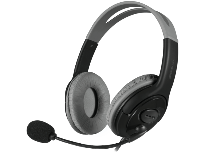 870004BK LUTA STEREO HEADSET,FEKETE
