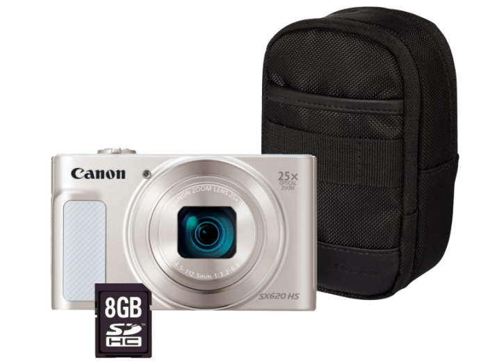 PowerShot SX620 fehér Essential Kit
