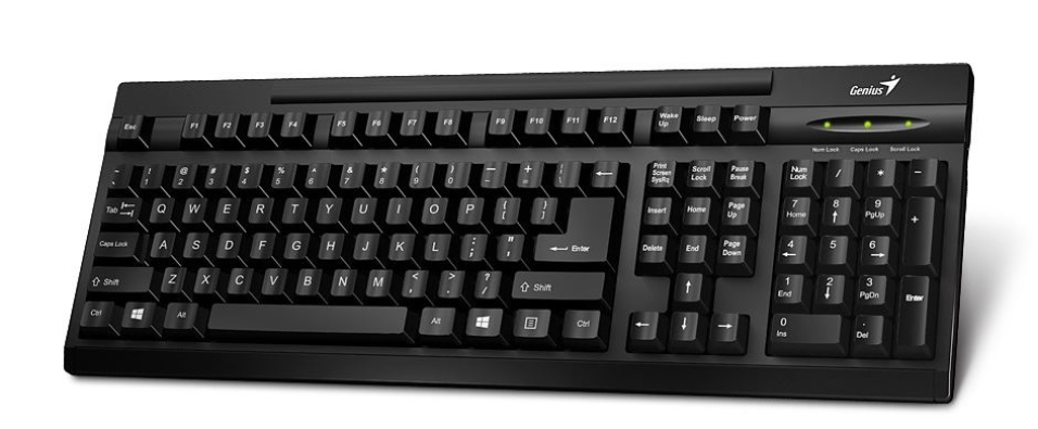 Genius KB-125 billentyűzet USB HUN fekete