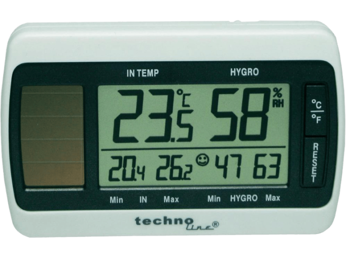 WS 7007 Digitális szolár hőmérő páratartalom