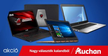 Óriási laptop akció az Auchan áruházakban!