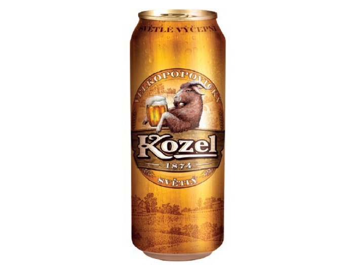 Kozel dobozos világos sör