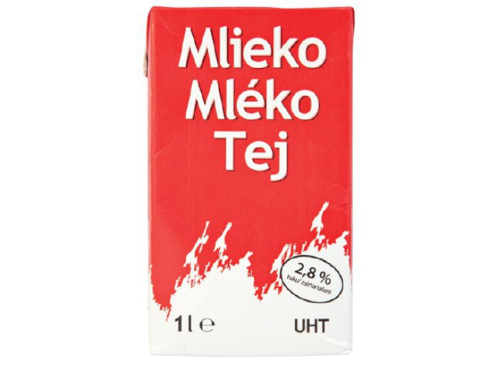 Mlieko UHT tej