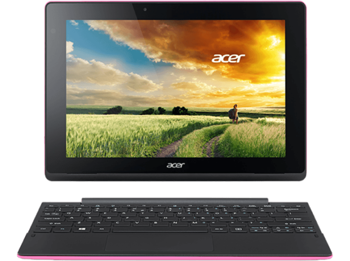 Aspire Switch 10 E 2in1 eszköz pink NT.G1XEU.002 (10,1"/Intel Atom/64GB eMMC/Windows 8.1)
