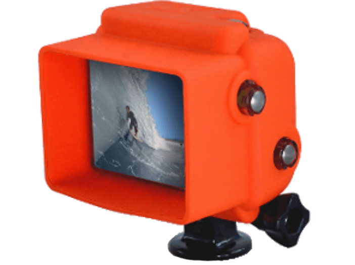 Gumírozott szilikon védőtok Hero4 kamerához narancs