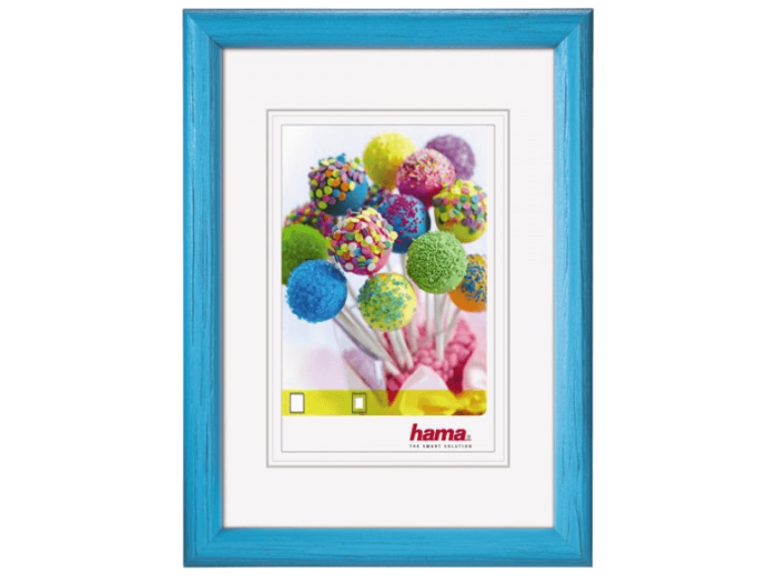 Candy fa képkeret 10x15 türkiz (125387)