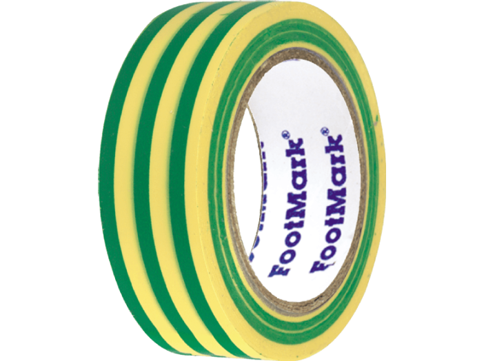 SS 910 Szigetelőszalag, 10 m, zöld/sárga