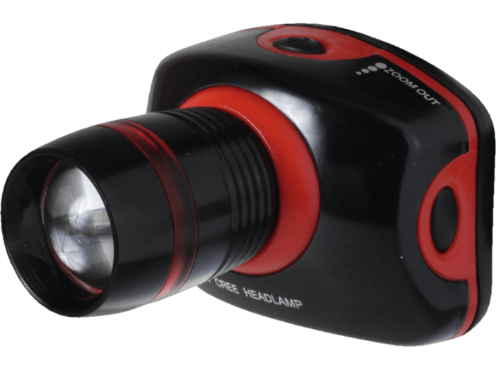 HLM 3W Fókuszálható fém fejlámpa, 3 W CREE LED
