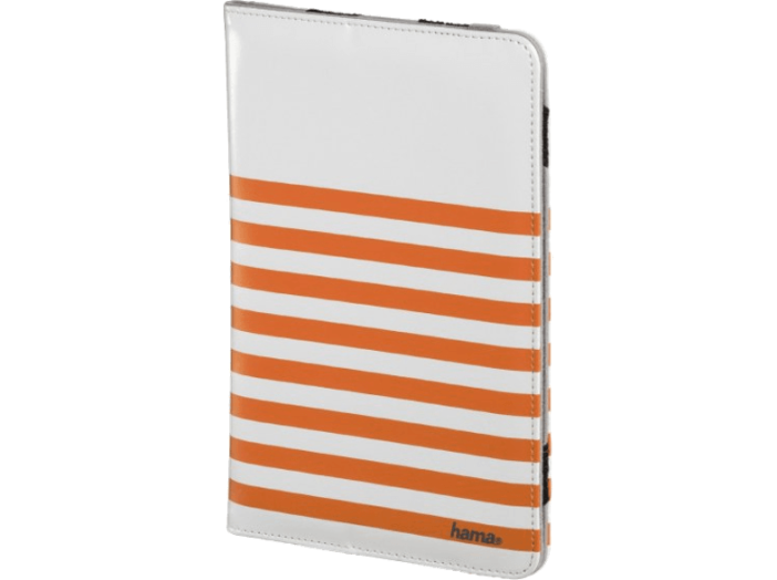 Stripe fehér-narancs univerzális tablet tok 7-8"