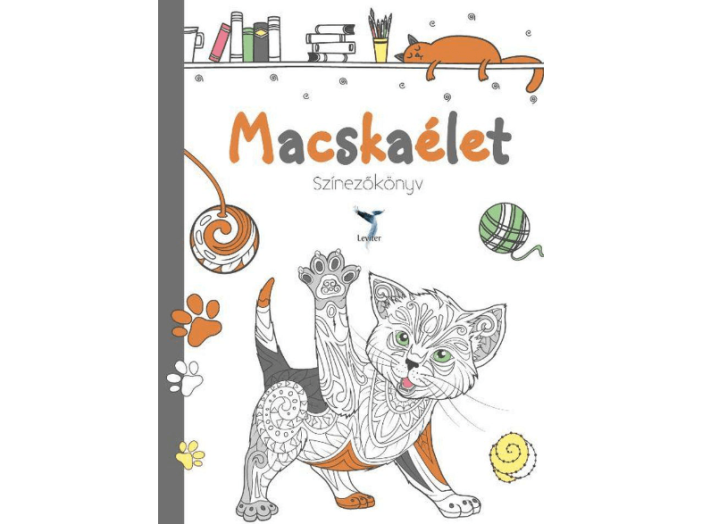 Macskaélet - színezőkönyv