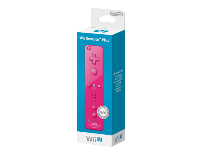 Wii U Remote Plus rózsaszín