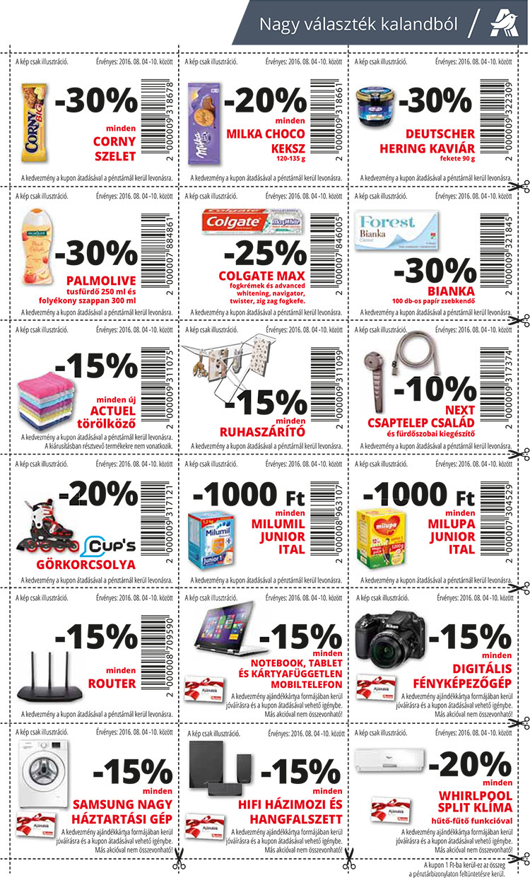 Auchan kuponok
