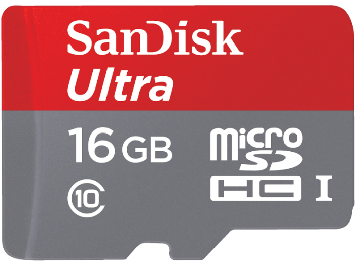 microSDHC 16GB Ultra Class10 UHS-I, 80MB/s + adapter (139730)