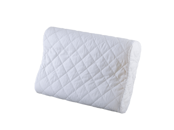 Ergonómiai párna, steppelt cipzáras huzattal, szivacs betéttel 50x32x11 cm