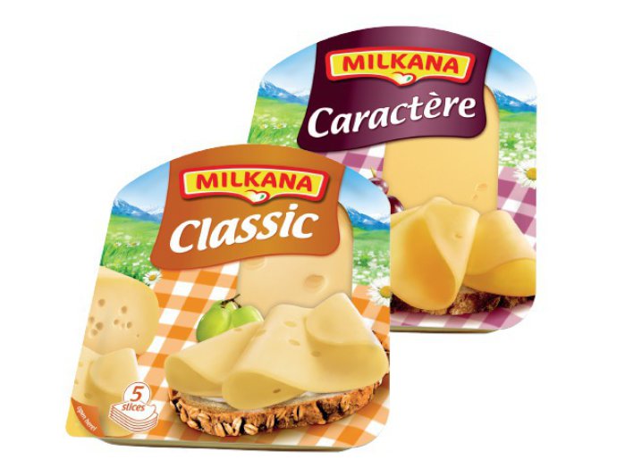 Milkana szeletelt sajt