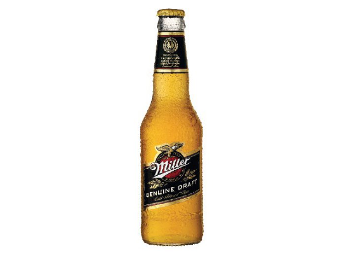Miller Genuine Draft üveges sör