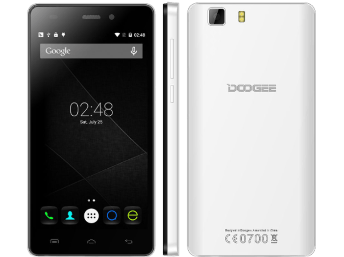 X5 DS fehér Dual SIM kártyafüggetlen okostelefon