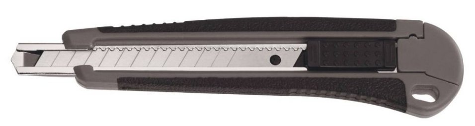 Barkácskés, 18 mm fém pengevezetés, gumis markolat, 84005, A-Series
