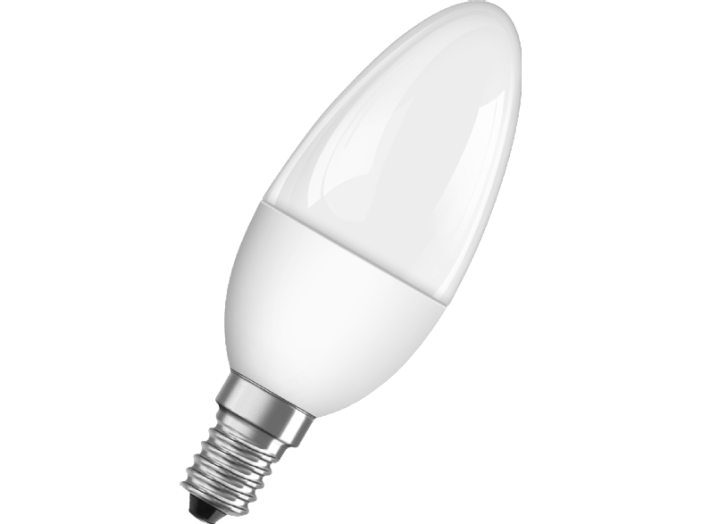 LED DIM gyertya 40 E14 matt 470LM 5,4W hideg