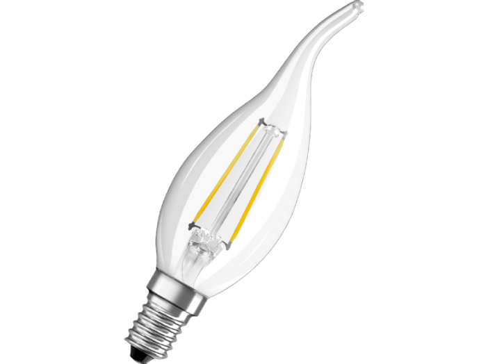 LED RETRO láng GY. 25 E14 230LM 2W meleg