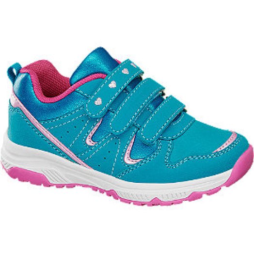 Türkíz tépőzáras sneaker