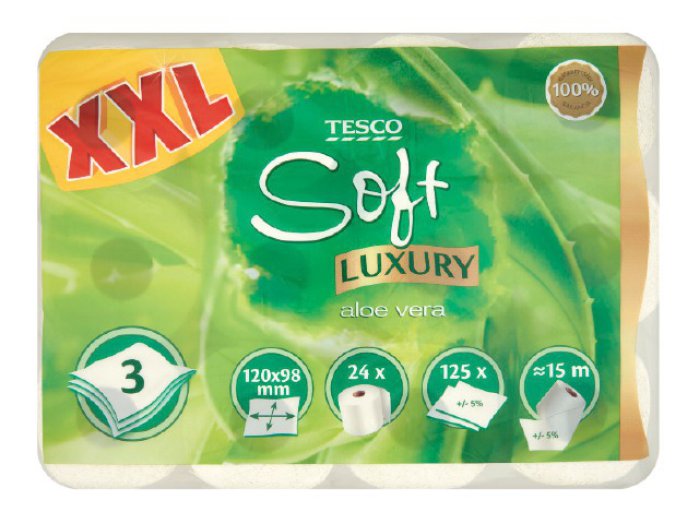 Tesco Soft Luxury toalettpapír