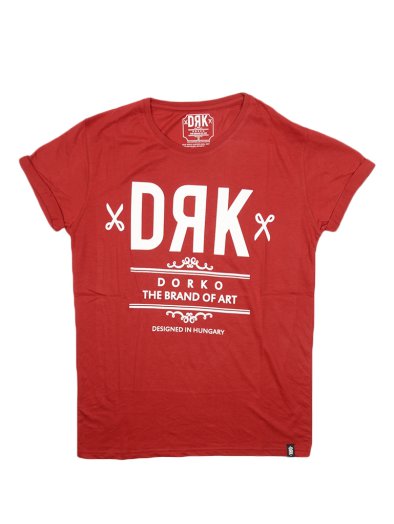 WINE DRK FRONT TEE