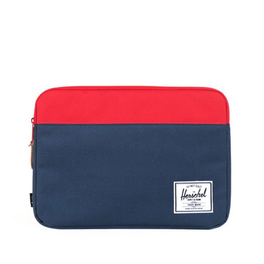 Herschel - Anchor MacBook Pro / Retina 15" belecsúsztatós tok - Sötétkék/Piros