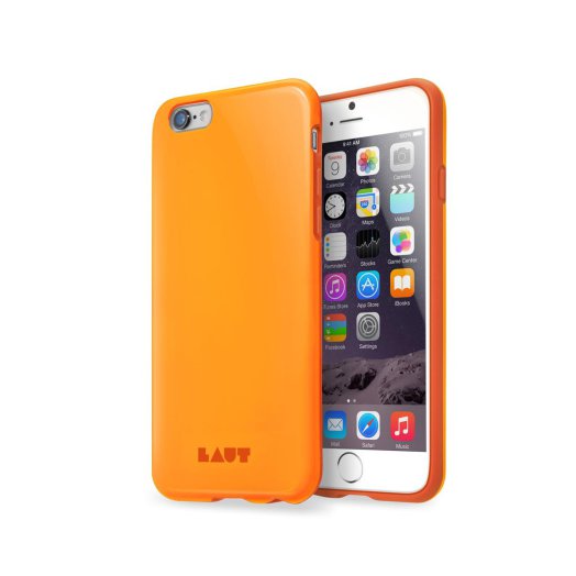LAUT - Huex Neon iPhone 6/6s tok - Neon narancssárga