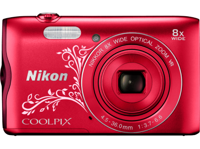 Coolpix A300 lineart vörös digitális fényképezőgép