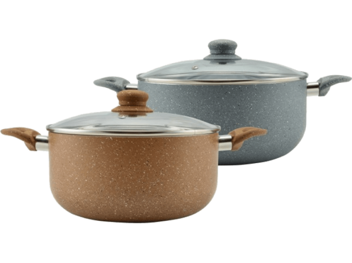 12728 Lábas tapadásmentes bevonattal üvegfedővel 24 cm