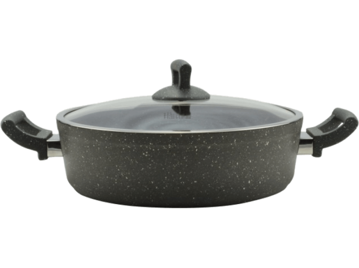 14458 Germanitium line szeletsütő tapadásmentes bevonattal üvegfedővel 28 cm